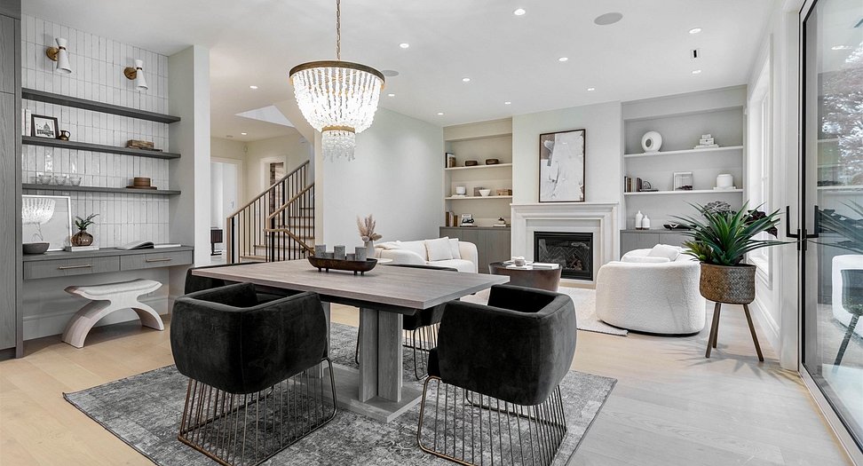 Classic cabinetry with contemporary modern touch